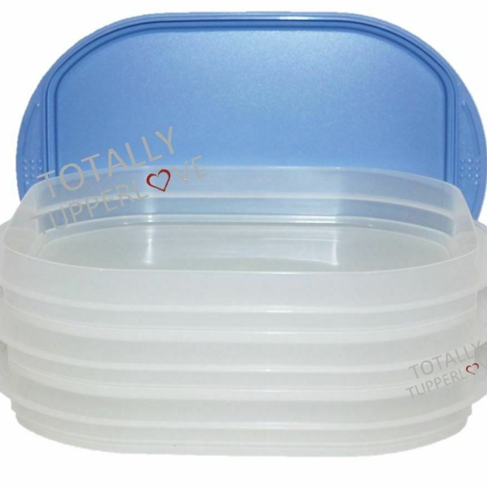 VINTAGE Tupperware Fridge Stackables (Set of 2)